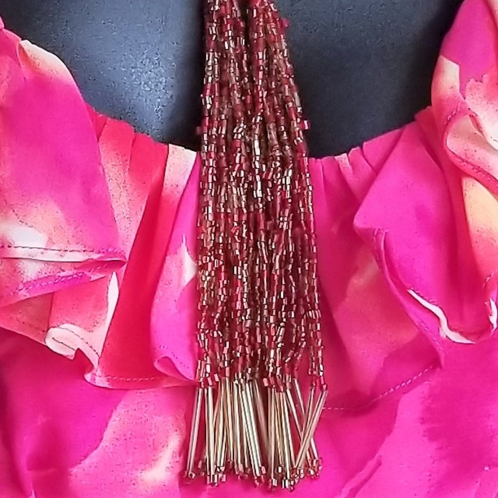✳Free w/ $10 purchase✳ Hand Beaded Necklace NWOT - Picture 6 of 7